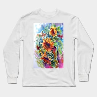 Sunflowers Long Sleeve T-Shirt